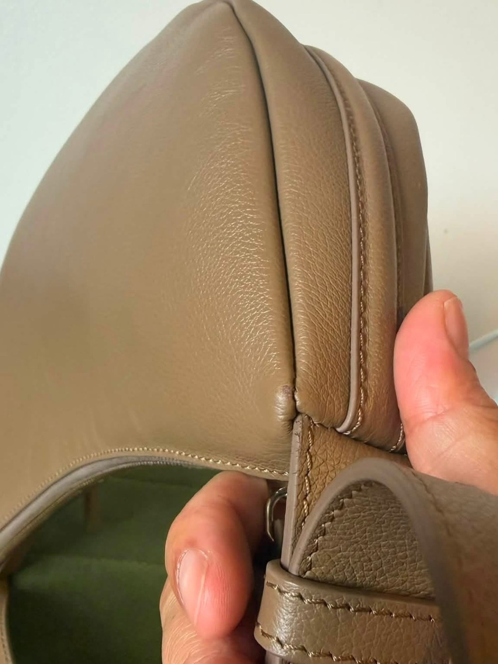 Mina Baie Leather Khloe in Teddy Color - Picture 10 of 11